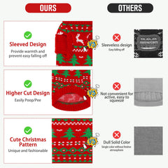 KOOLTAIL Cat Sweater size chart image for fit guidance
