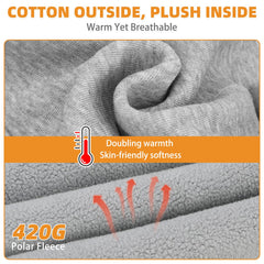 KOOLTAIL fleece-lining closeup emphasizes soft, cozy warmth on chilly days.