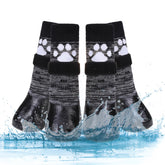KOOLTAIL dog socks anti-slip with straps for secure indoor and outdoor wear