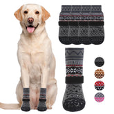 KOOLTAIL dog socks with anti-slip traction keep pets steady on hardwood floors