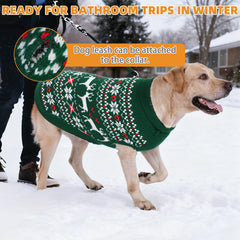 KOOLTAIL easy-care dog sweater is machine washable for quick cleanup.