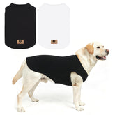 KOOLTAIL large dog shirt front view, breathable cotton for all-day comfort