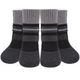 Kooltail warm fleece-lined paw sock front view showing cozy warmth for cold walks.