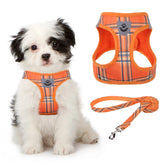 KOOLTAIL Thanksgiving dog harness XS plaid offers safe, comfortable fit for small dogs.