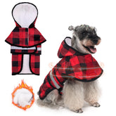 KOOLTAIL winter raincoat front view showing snug fit for small dogs