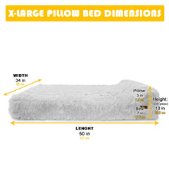 KOPEKS plush suede removable cover with zipper for easy washing.
