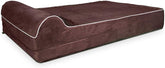 Kopeks XL jumbo replacement cover in brown with zip close for easy cleaning.