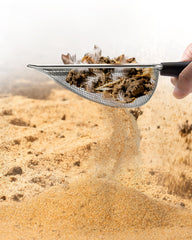 KOROI ergonomic-handle chicken coop scoop features comfortable grip during long cleanups.