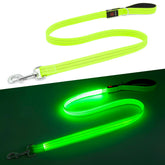 Kpuplol LED dog leash glow visibility for safer nighttime walks.
