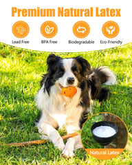 KrauzPet squeaky ball toy ready for fetch and chase.