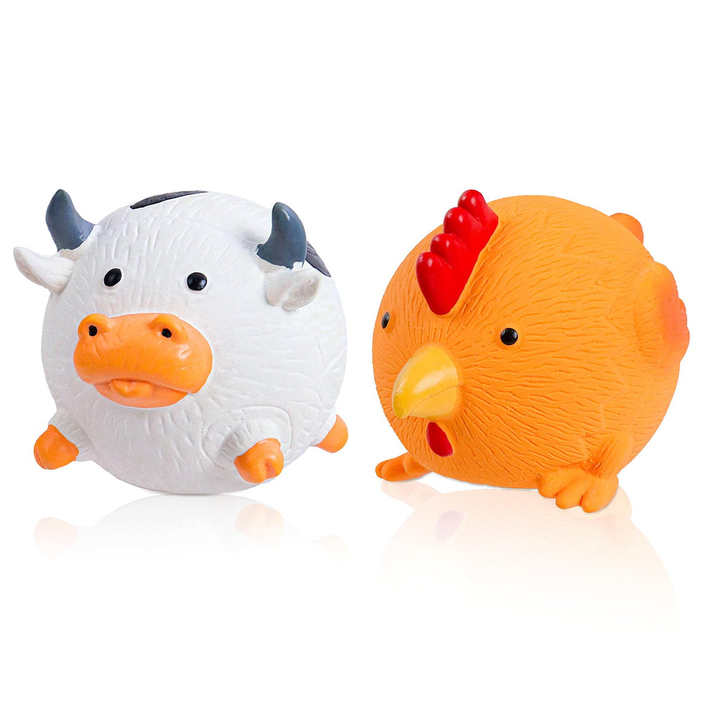 KrauzPet dog toy chicken squeaker for engaging fetch and playful sessions.