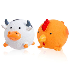 KrauzPet dog toy chicken squeaker for engaging fetch and playful sessions.