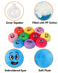 KrauzPet two-size set display featuring small and medium toys for versatile play.