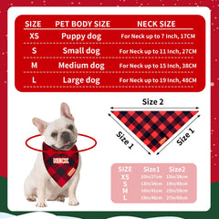 Kreyfer double-sided reversible bandana in holiday style