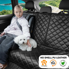 KritterKorner dog car seat cover non-slip bottom keeps seat from shifting