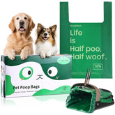 KropBom bolsas XXL para heces de perro, compatibles con cubo giratorio A&H, a prueba de fugas