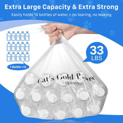 KropBom 9-11 gallon capacity liners handle multi-cat waste efficiently