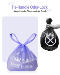 KropBom lavender bags with handles for easy knotting and leak protection