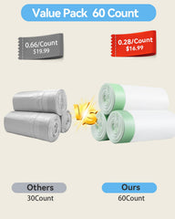 KropBom thick LDPE liner for tear resistance in heavy-use boxes