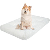 KROSER deluxe crate pad with plush material for luxurious dog comfort.