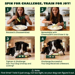 Kseroo dog toy inner compartments for treats and flavors.