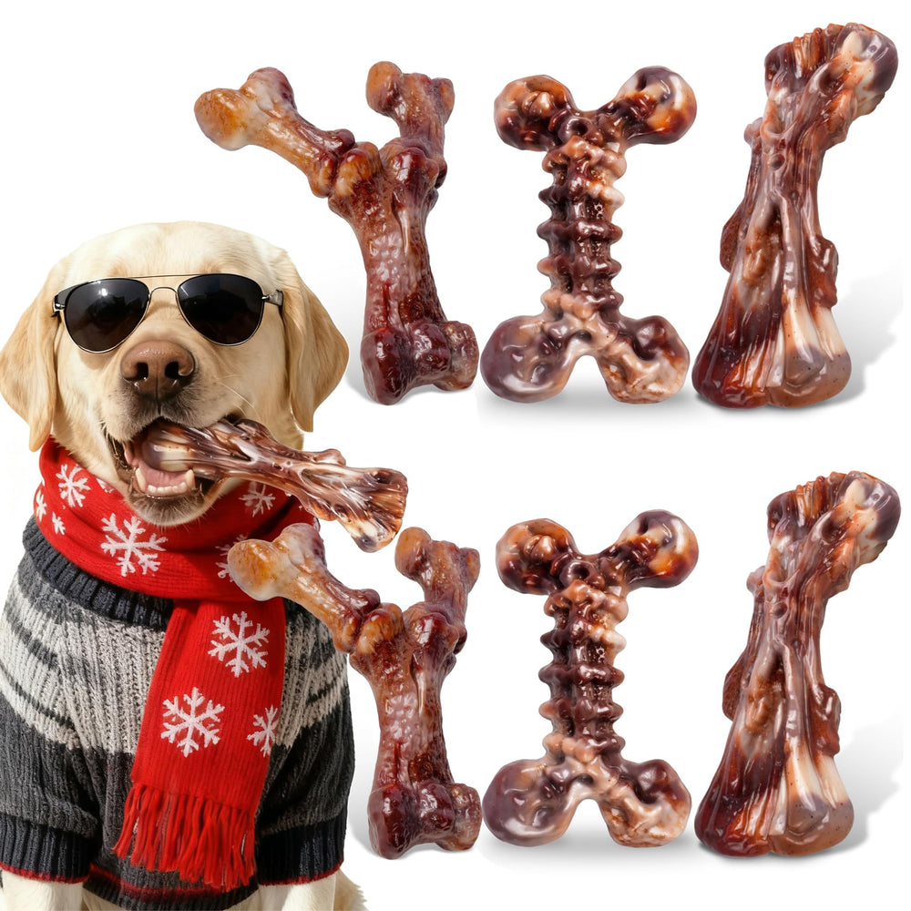 Kseroo varied shapes nylon dog chews pack in action helps keep boredom away.