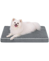 KSIIA dog bed with egg crate foam provides supportive comfort for small dogs