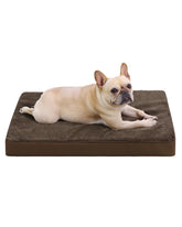 KSIIA orthopedic dog bed with egg-crate foam close-up showing cushioned support.