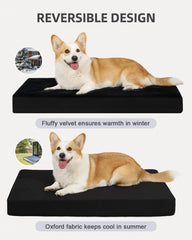 KSIIA two-sided bed offering plush warmth and breathable Oxford fabric.