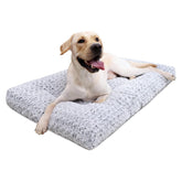 KSIIA deluxe plush dog bed top view offers roomy lounging space