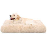 KSIIA dog crate bed plush surface for cozy naps and warmth