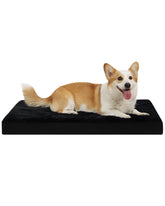 KSIIA orthopedic dog bed egg crate foam close-up demonstrates joint-friendly support.