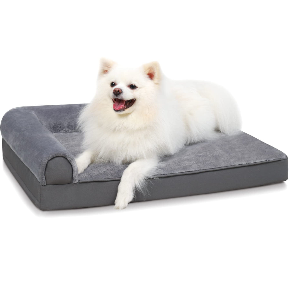 KSIIA orthopedic dog bed with egg crate foam offers balanced joint support.