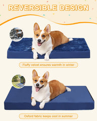 KSIIA two-sided plush and oxford fabric for warmth and coolness