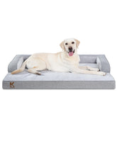 KSIIIA washable dog bed XL overview shows roomy space for large senior dogs.