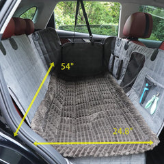 Ksiliup dog bed backseat extender compatible helps protect upholstery during travel
