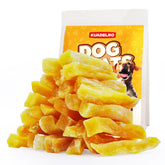 KUADELRO Sweet Potato Dog Treats bag front shows natural, wholesome snacks.