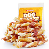 KUADELRO Triple Flavor dog jerky real chicken for training rewards