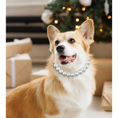 KUDES Chunky Pearl Dog Necklace packaging display highlighting gift-ready elegance