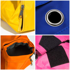 Kukaster Pet Cat’s Restraint Bag blue-m adjustable-strap highlights comfortable, secure fitting.