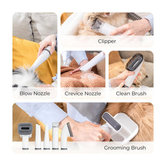 KungFuPet accessories-storage-compartment shows organized grooming kit storage