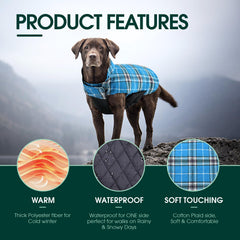 Kuoser dog coat size chart image helps find the perfect fit