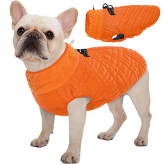 Kuoser dog jacket with built-in harness for secure walking.