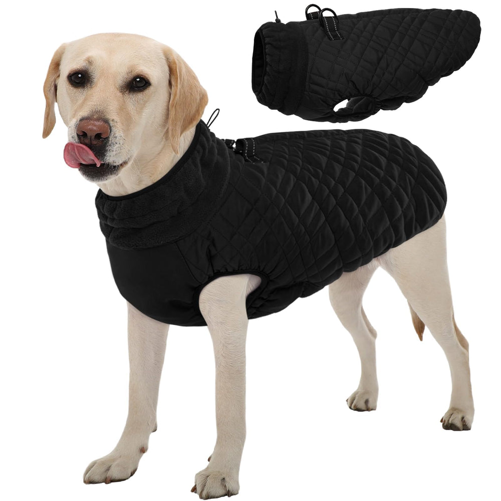 Kuoser dog jacket waterproof outerwear keeps large dogs dry