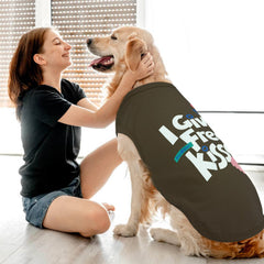 Kuoser dog shirt closeup stitching shows durable seams for active play.