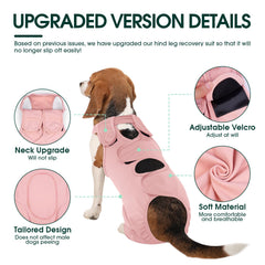 Kuoser recovery suit abdomen protection highlights cone-alternative use.