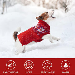 Kuoser machine-washable knitwear simplifies care after playful holiday moments.