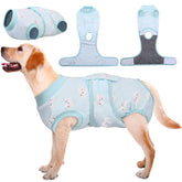 Kuoser Recovery Suit dog front-view offering post-surgery coverage and comfort