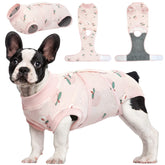 Kuoser Recovery Suit dog front view protects wounds during recovery.