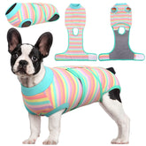 Kuoser Recovery Suit dog-onesie-back view shows post-surgery wear for comfortable coverage.